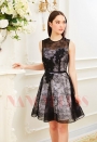 robes de cocktail black Lace courte D011