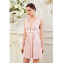 robes de cocktail rose courte