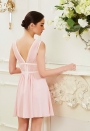 robes de cocktail rose courte