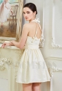 robe sexy champagne pâle courte