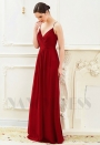 robe de soirée bordeaux long