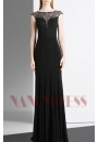 robe pas cher noire long