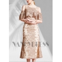 robe de cocktail Champagne courte