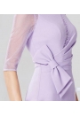 robes de cocktail violet clair courte D031