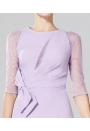 robes de cocktail violet clair courte D031