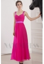 robe soirée fuchsia long