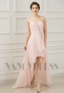 robe bustier rose courte D058