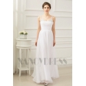 robe de soirée blanc long