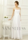 robe de soirée blanc long H057