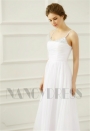 robe de soirée blanc long H057