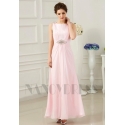 robe de soirée longue rose