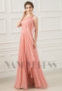 robe de soirée pas cher pink rubber long H053