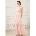 robe de soirée pas cher rose long