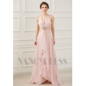 robe de soirée rose long