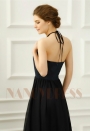 robe pas cher noire long H063