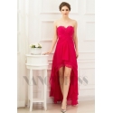 robes soirée fuchsia long