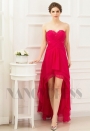 robes soirée fuchsia long H060