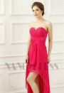 robes soirée fuchsia long H060