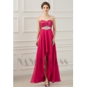 vetement pas cher fuchsia bustier long