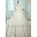 robe de mariage princesse manches longues