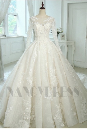 robe de mariage HS013 blanc