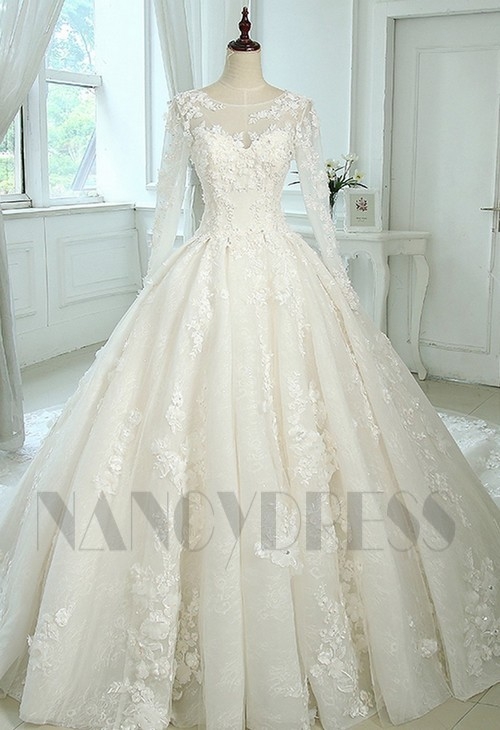 Robe De Mariée Princesse Avec Strass Blanche