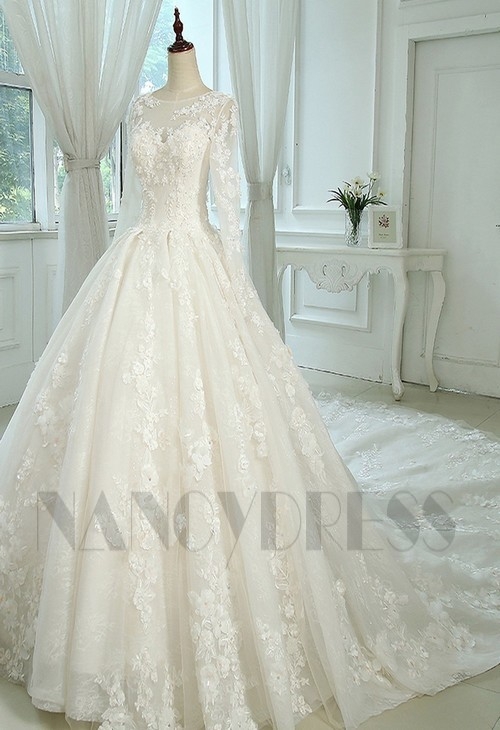 robe de mariage HS013 blanc