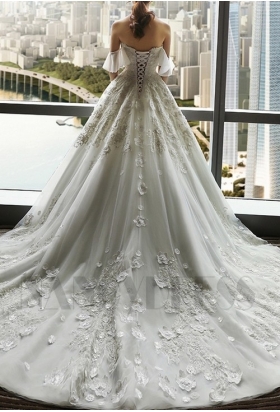 robe de mariée pas cher HS002 blanc