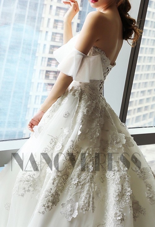 robe de mariée pas cher HS002 blanc
