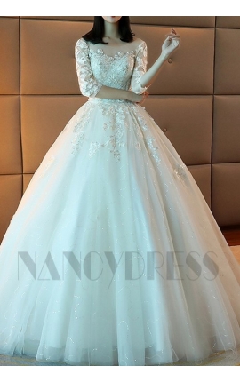 robe de mariage longue traîne