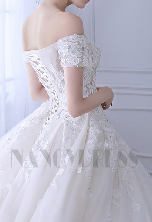 robe de mariée pas cher HS016 blanc