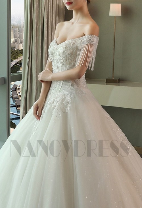robe de mariage HS020 blanc