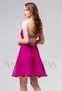 robe bustier fuchsia courte D102