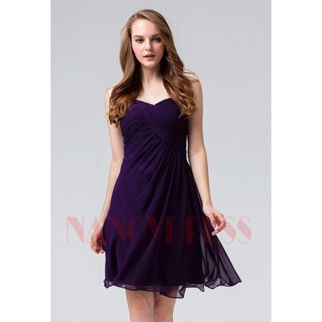 robe rose pourpre