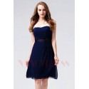 robe cocktail bleu marine courte