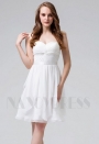 robe de cocktail blanc courte D091