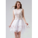 robe de cocktail blanc courte