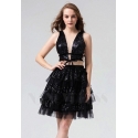 robe de cocktail noire courte