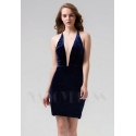 robe sexy bleu marine courte