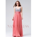 robe soirée rose foncé long H115