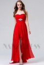 robes de soirée rouge feu long H116