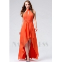 robes soirée orange long