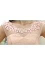 robe de cocktail rose bisque courte D106