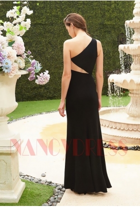 robe de soirée noir long moulante H130