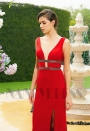 robe de soirée rouge moulante star H132