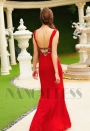 robe de soirée rouge moulante star H132