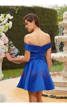 robe de cocktail mariage bleu