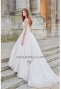 Robe de mariage princesse à bretelles