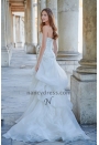 Robe de mariage pas cher bustier brodé