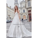 robe mariage taffetas avec jolies broderies